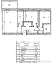 3 camere 81 mp, parcare, boxă, Luxuria - Domenii