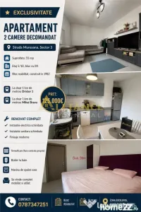 EXCLUSIVITATE – Apartament 2 camere decomandat | Sect... 