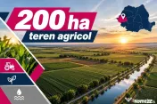 200 ha teren agricol de vanzare in Arad