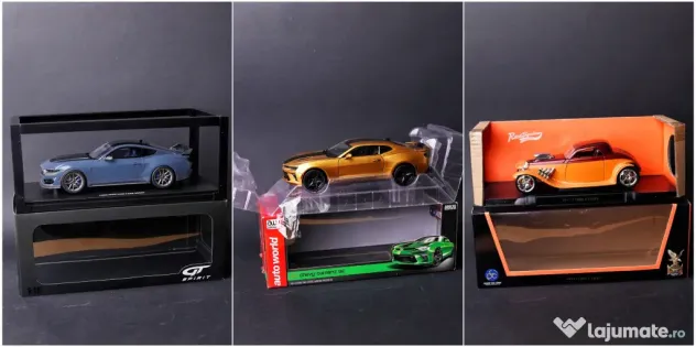 Vand pachet de 17 machete auto american muscle cars 1:18