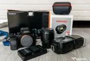 Sony A7 + Samyang 75mm f1.8 + blitz – kit portrete