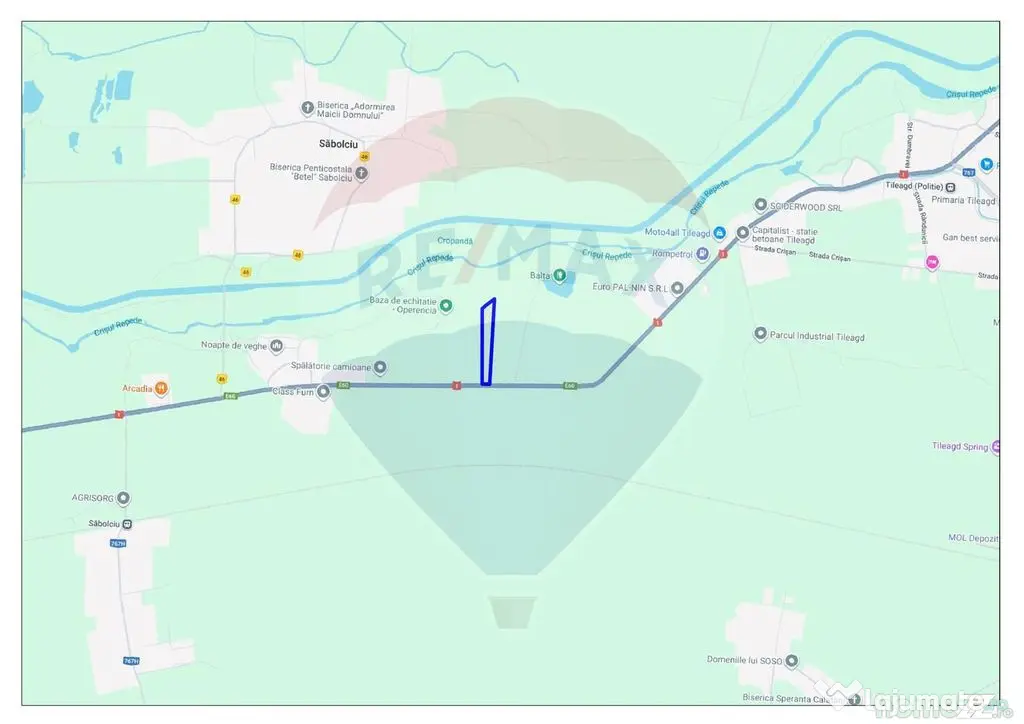 De vânzare teren intravilan, în Săbolciu, cu deschider... - Sabolciu (Bihor)