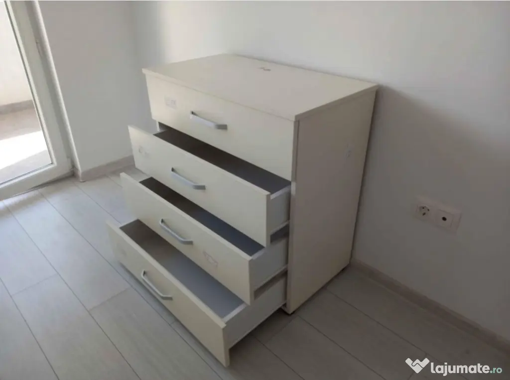 Comodă TV 4 sertare / Pal melaminat 18mm / Cant abs 2 mm