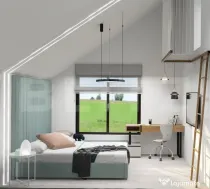 Casa individuala la rosu, 250 mp, 4 camere, P+M, zona Stupin