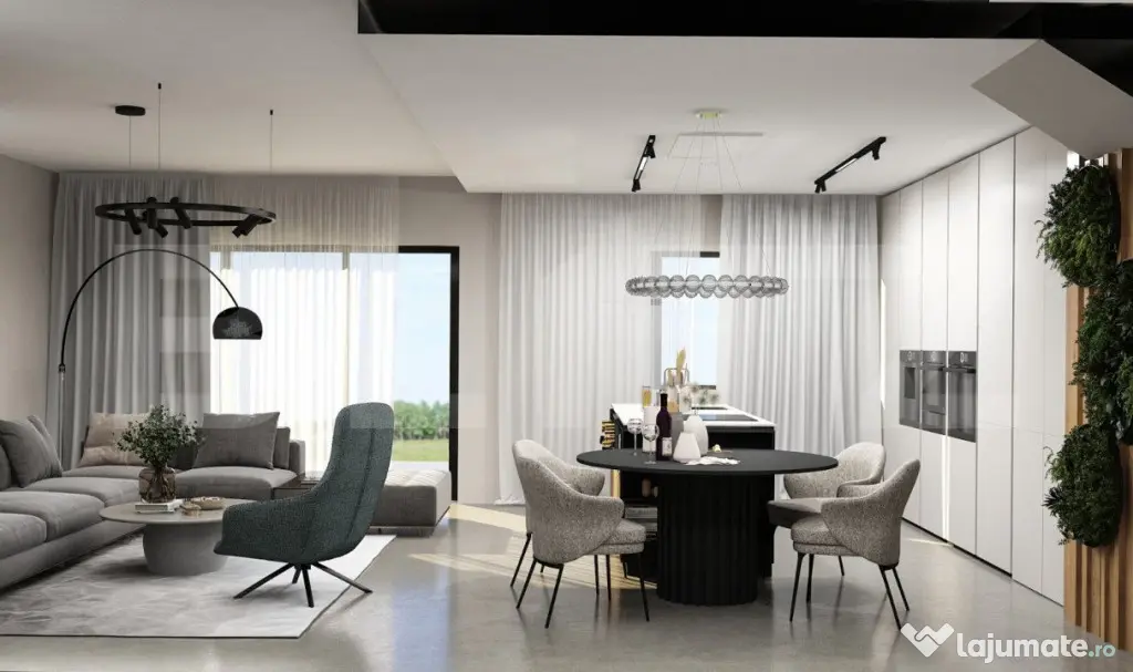 Casa individuala LA ROSU 4 camere, P+M, proiect superb! zona