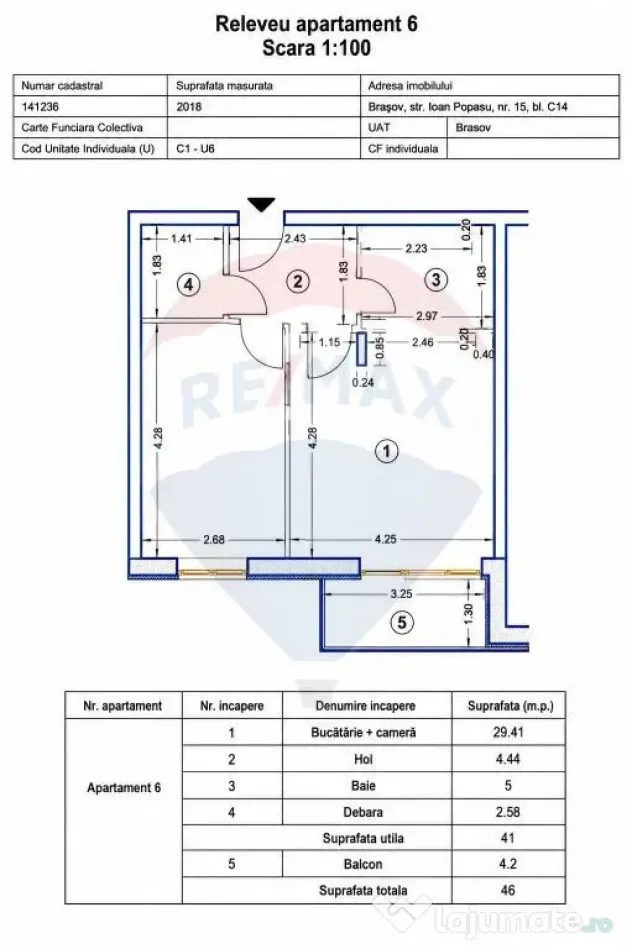 Apartament cu 2 camere de vânzare în Avangarden Tractor...