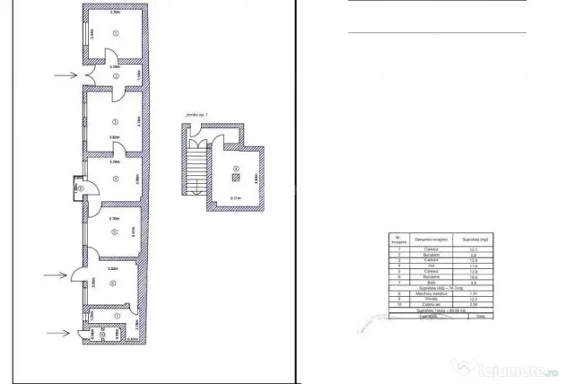 Casa 3 cam zona Armeneasca- Mosilor, str. Toamnei