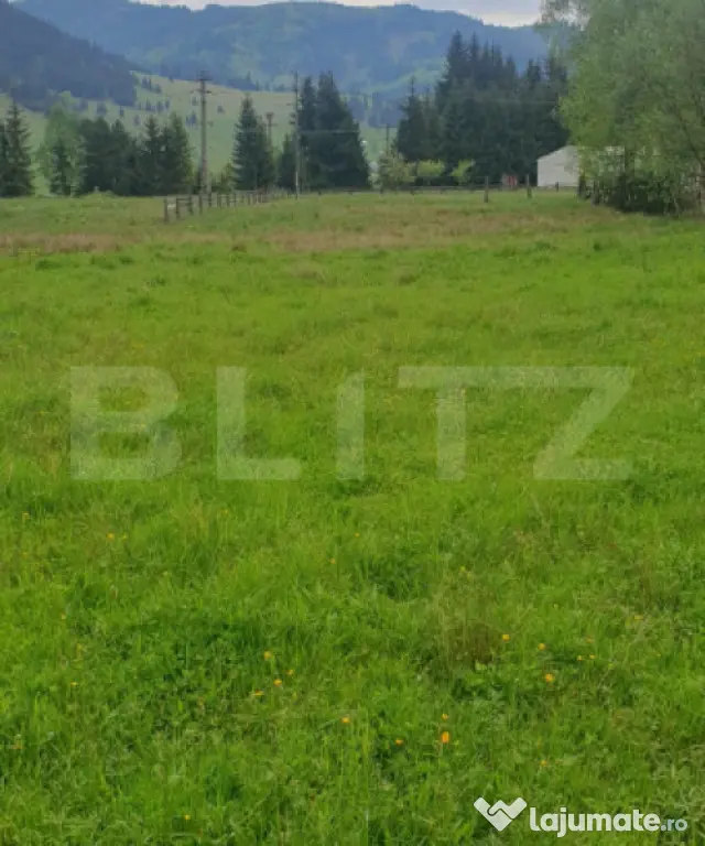 Teren partial intravilan, 7085 mp, zona Saru Dornei - Vatra