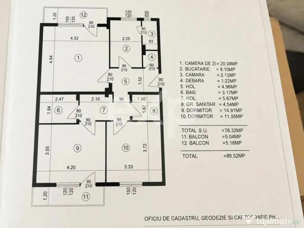 Apartament premium 3 camere decomandat, mobilat și utilat ?
