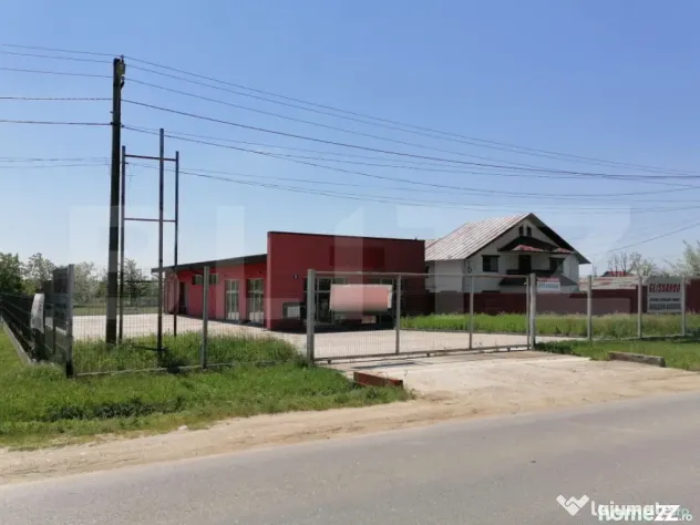 Spațiu comercial cu teren generos de 2.500 mp, la intrarea - Dragomiresti (Dambovita)