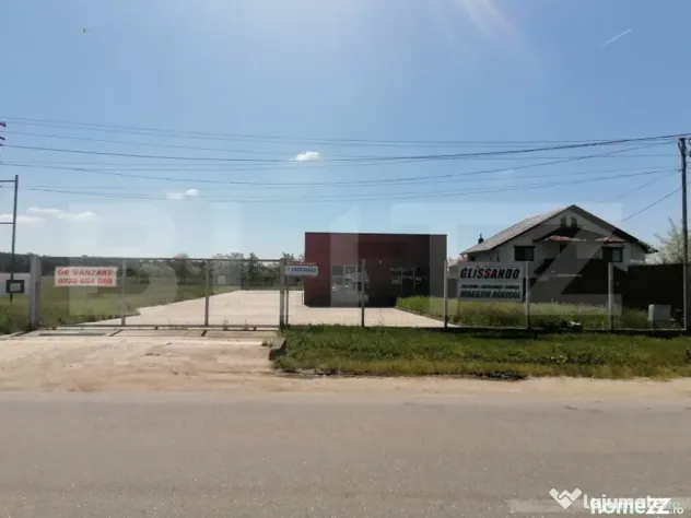 Spațiu comercial cu teren generos de 2.500 mp, la intrarea - Dragomiresti (Dambovita)