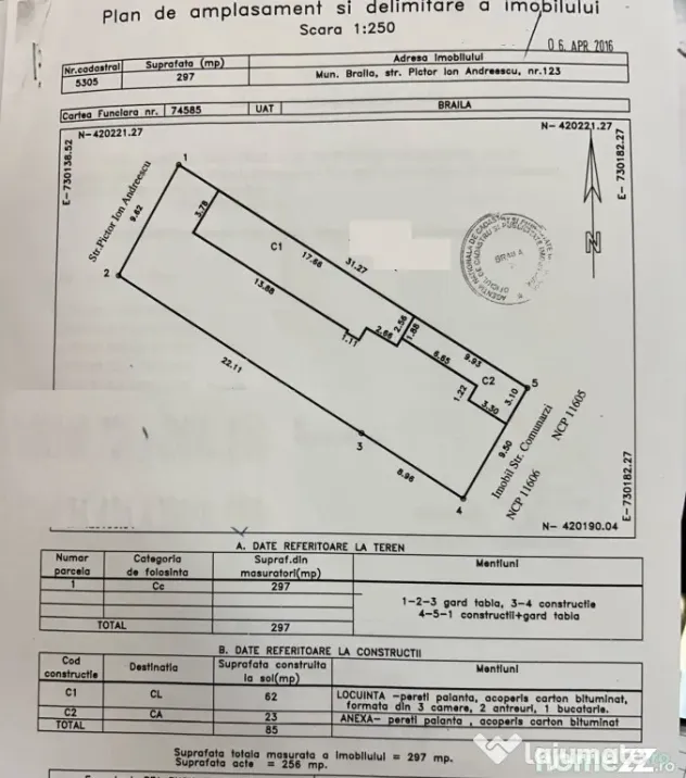 REPREZENTARE EXCLUSIVA - Comision ZERO. Teren zona Buzaului - Braila (Braila)