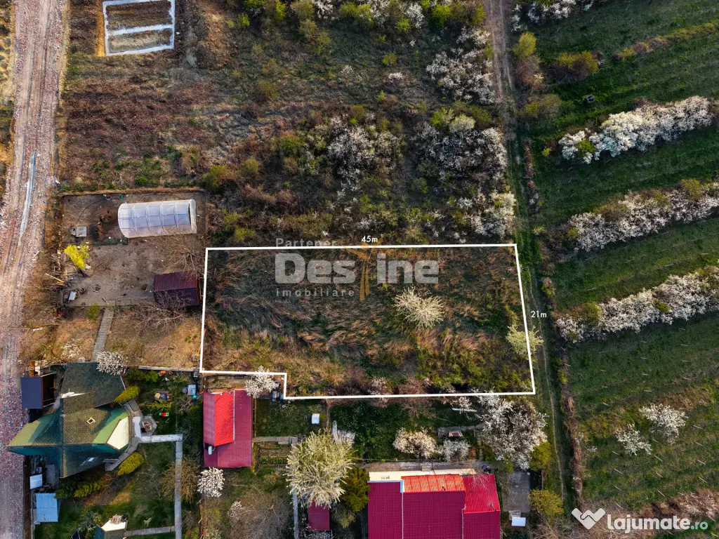 COMISION 0% CUMPARATOR - Teren intravilan 900 mp - Vișan, B