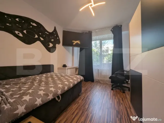 Apartament 3 camere, 2 băi, balcon generos-Cantemir