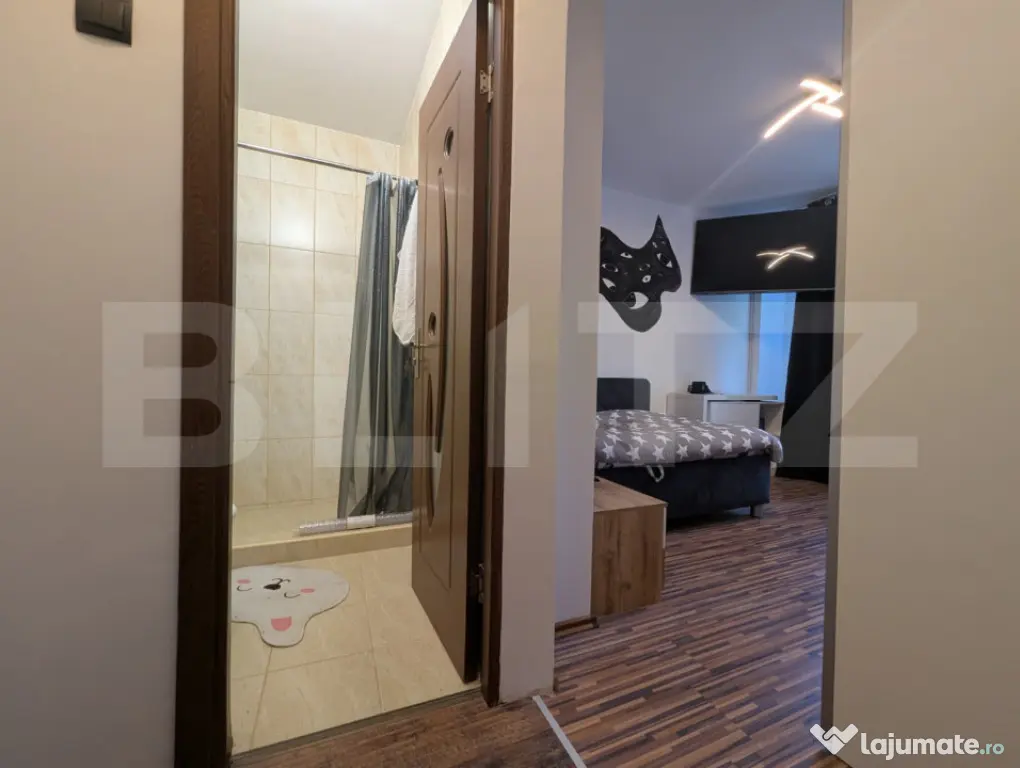 Apartament 3 camere, 2 băi, balcon generos-Cantemir