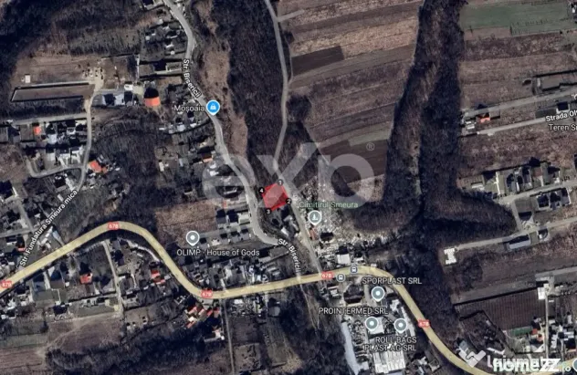 Teren de vânzare Smeura – 1018 mp într-o zonă liniștit
