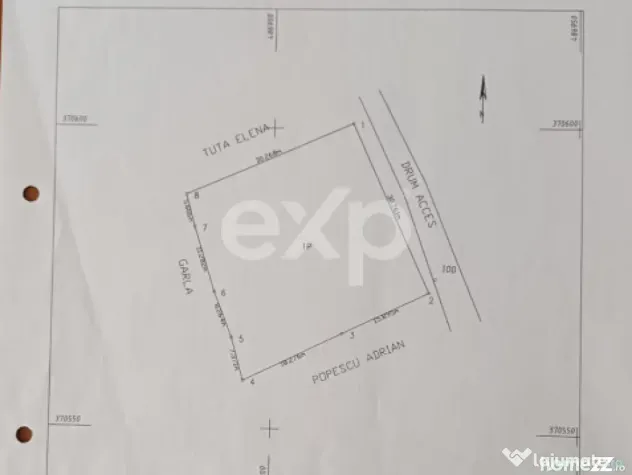 Teren de vânzare Smeura – 1018 mp într-o zonă liniștit