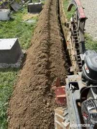 Miniexcavator, tranker, mai, drujba, remorca basculabila