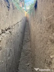 Miniexcavator, tranker, mai, drujba, remorca basculabila 
