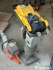 Miniexcavator, tranker, mai, drujba, remorca basculabila 