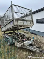 Miniexcavator, tranker, mai, drujba, remorca basculabila 