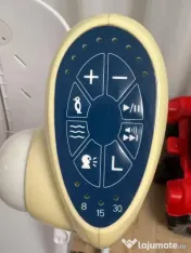 Vând Scaun de masa cu leagan electric Caretero INDIGO 2 in 1 