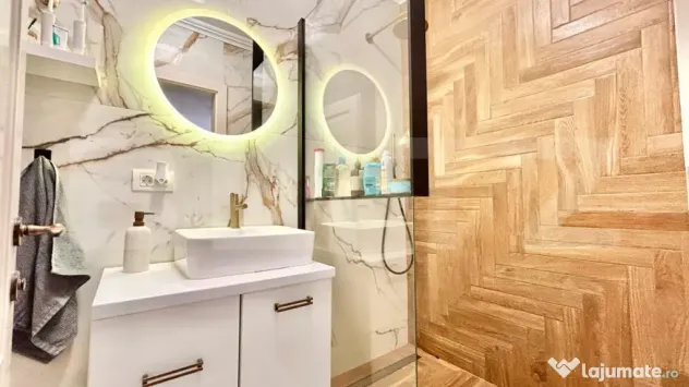 Apartament cu 3 camere, terasă de 77 mp și Jacuzzi, Zona C