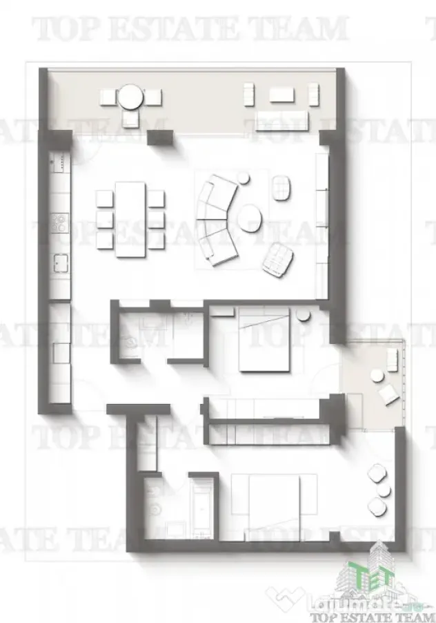 Apartament Premium cu 3 camere cu terase | Intre padure si m