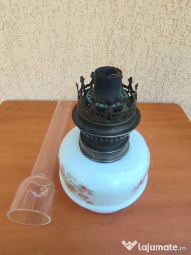 Lampă vintage porțelan