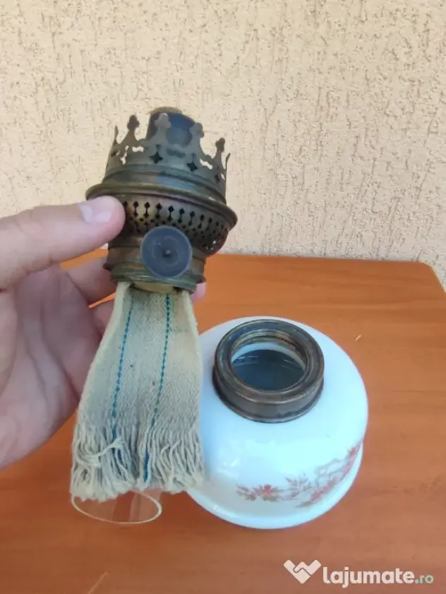 Lampă vintage porțelan