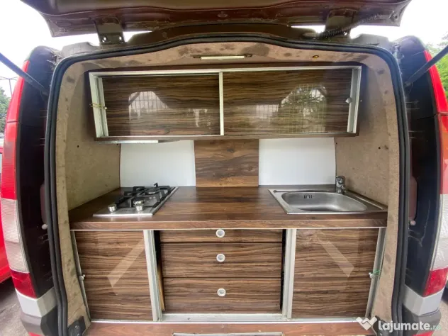 Campervan / Autorulota Mercedes Vito 2005, AC, Vebasto, Vopsea Raptor