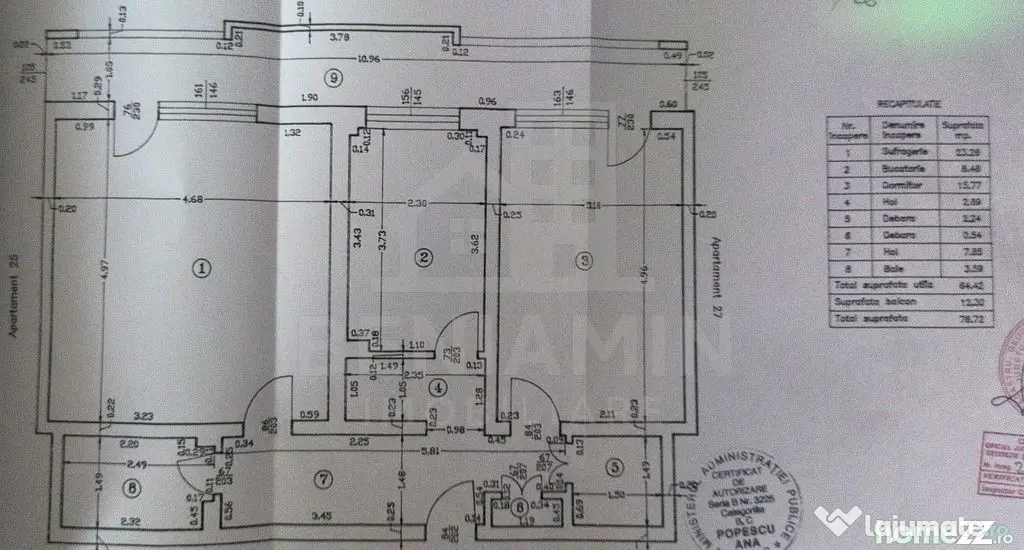 2 camere decomandat- etaj 2- 77mp- ultracentral - Ramada - Craiova (Dolj)