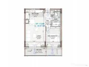 Apartament lux 2 camere 45 mp, terasa 10.50 mp, etaj interme 