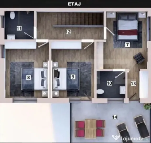 Oportunitate! Casa duplex în Corusu – 121 mp utili | 160.