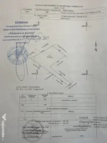 Teren cu autorizație de construcție 500mp