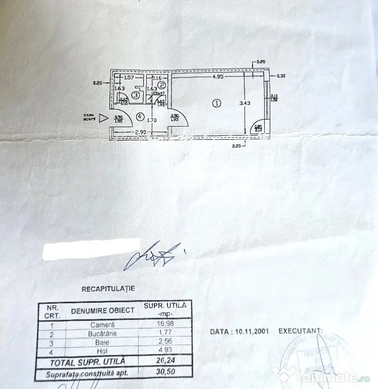 Apartament 1 camera Ultracentral,ideal pentru locuit sau investitie