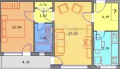 2 camere, 5/8, anvelopat, 53mp-Drumul Taberei 