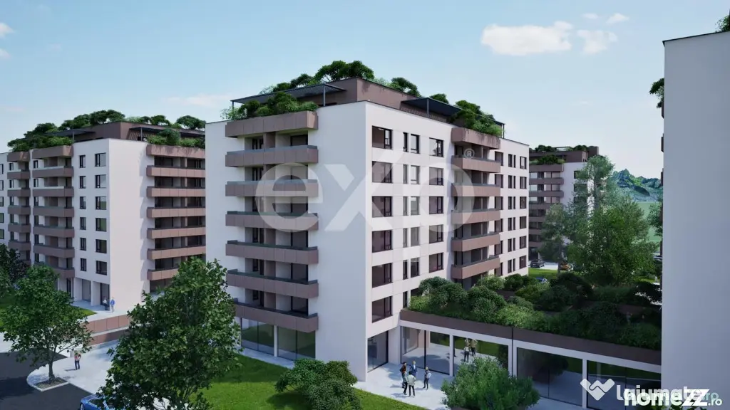 Apartament 2 camere | 54,40 mp | Intabulat | Predare la chei