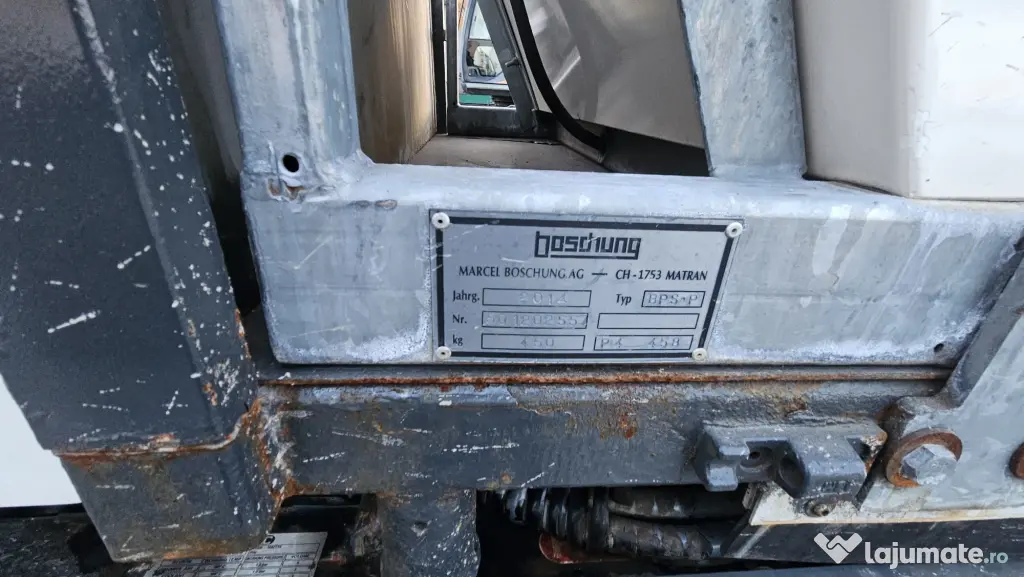 Boschung pony p4t 4x4 – 2014 – utilaj municipal multifuncțional