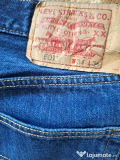 Levi's 501 Original jeans Levi Strauss & CO W34 L34 blugi originali bărbați 