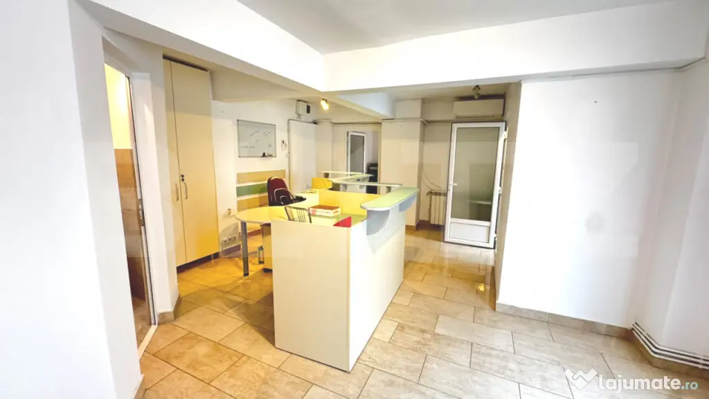 Apartament 2 camere-spatiu birou, parter, 50 mp, Cetate - St
