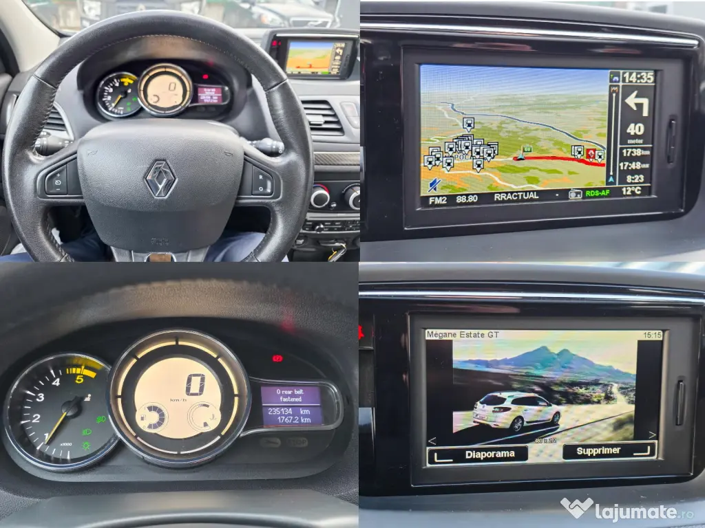 Renault Megane 2013, Diesel 110 CP, Navi, 8 roti