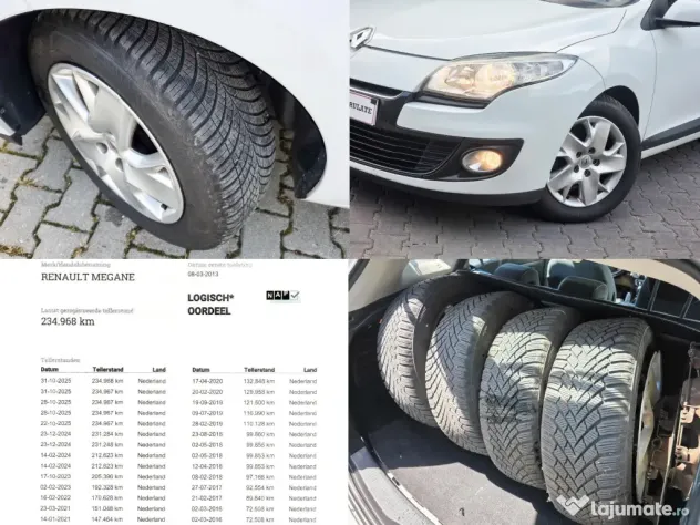 Renault Megane 2013, Diesel 110 CP, Navi, 8 roti