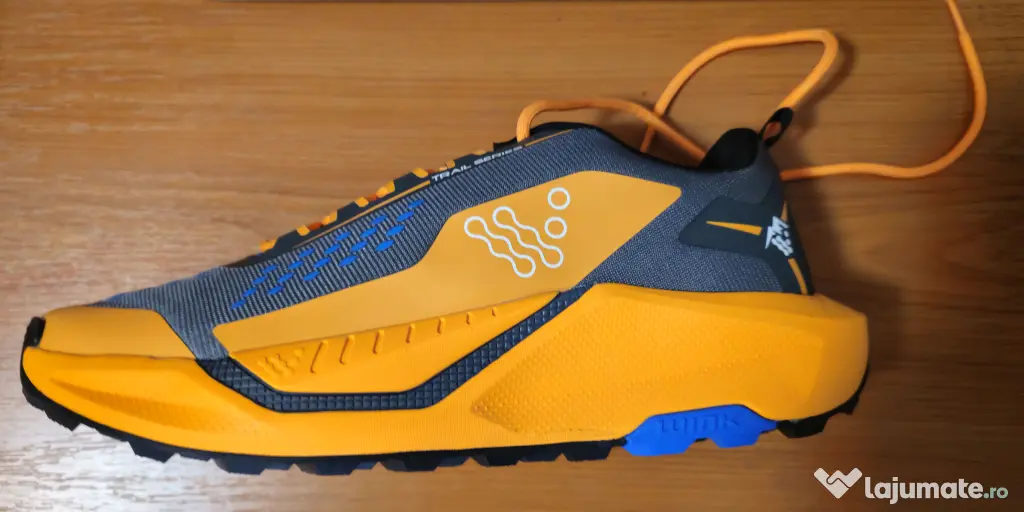 Sneakers, Gri/Orange, marime 44, noi