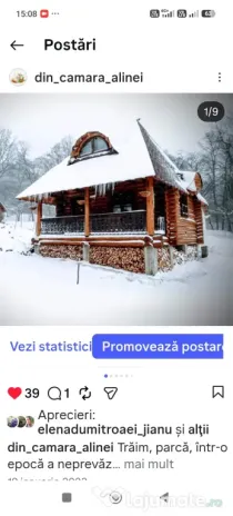 Proprietate 7.500 mp cu cabană din lemn, Leucușești – 4 min de Fălticeni