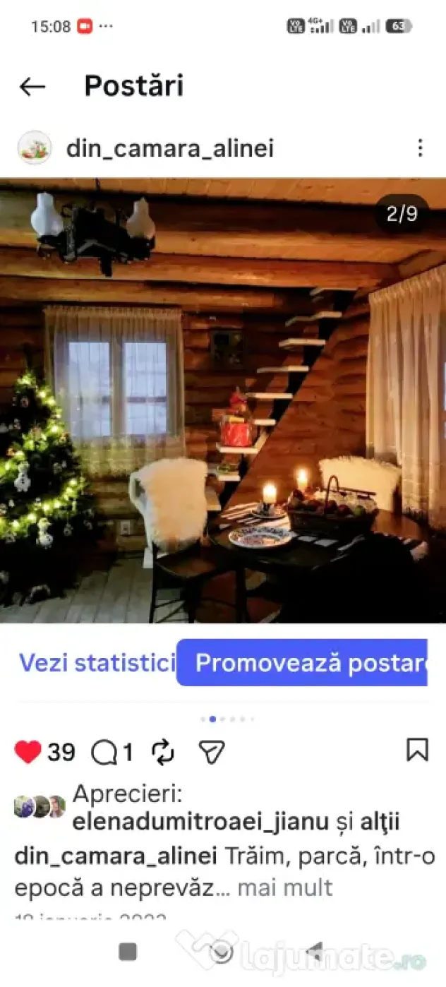 Proprietate 7.500 mp cu cabană din lemn, Leucușești – 4 min de Fălticeni