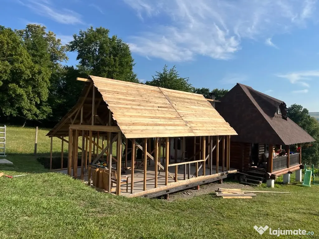 Proprietate 7.500 mp cu cabană din lemn, Leucușești – 4 min de Fălticeni