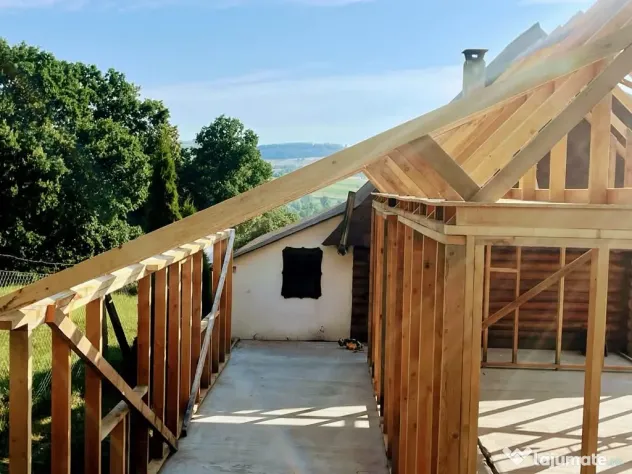 Proprietate 7.500 mp cu cabană din lemn, Leucușești – 4 min de Fălticeni