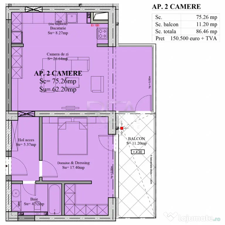 2 Camere - Sebastian - Predare in 2027