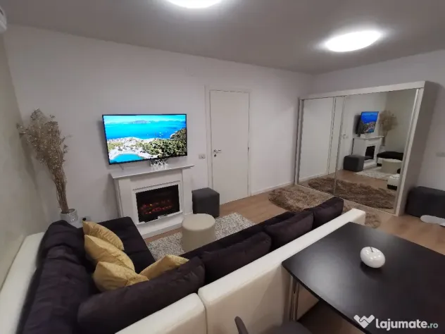 INCHIRIEZ Apartament 2cam bloc NOU,cu design modern,format din dormitor intim zonă de living open space(aprox 50mp)